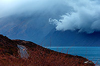 A moody Lake Wakatipu
