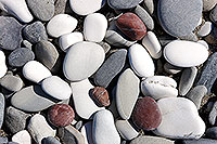 Beach stones canvas print