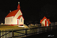 Waitetoko Church canvas print