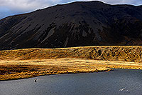 Trout fishing, Sedgemere tarns canvas print