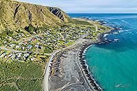 Ngawi fishing village, South Wairarapa canvas print